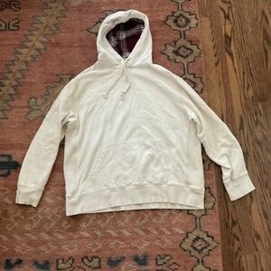 Men’s American Eagle size XL cream hoodie sweatshirt
